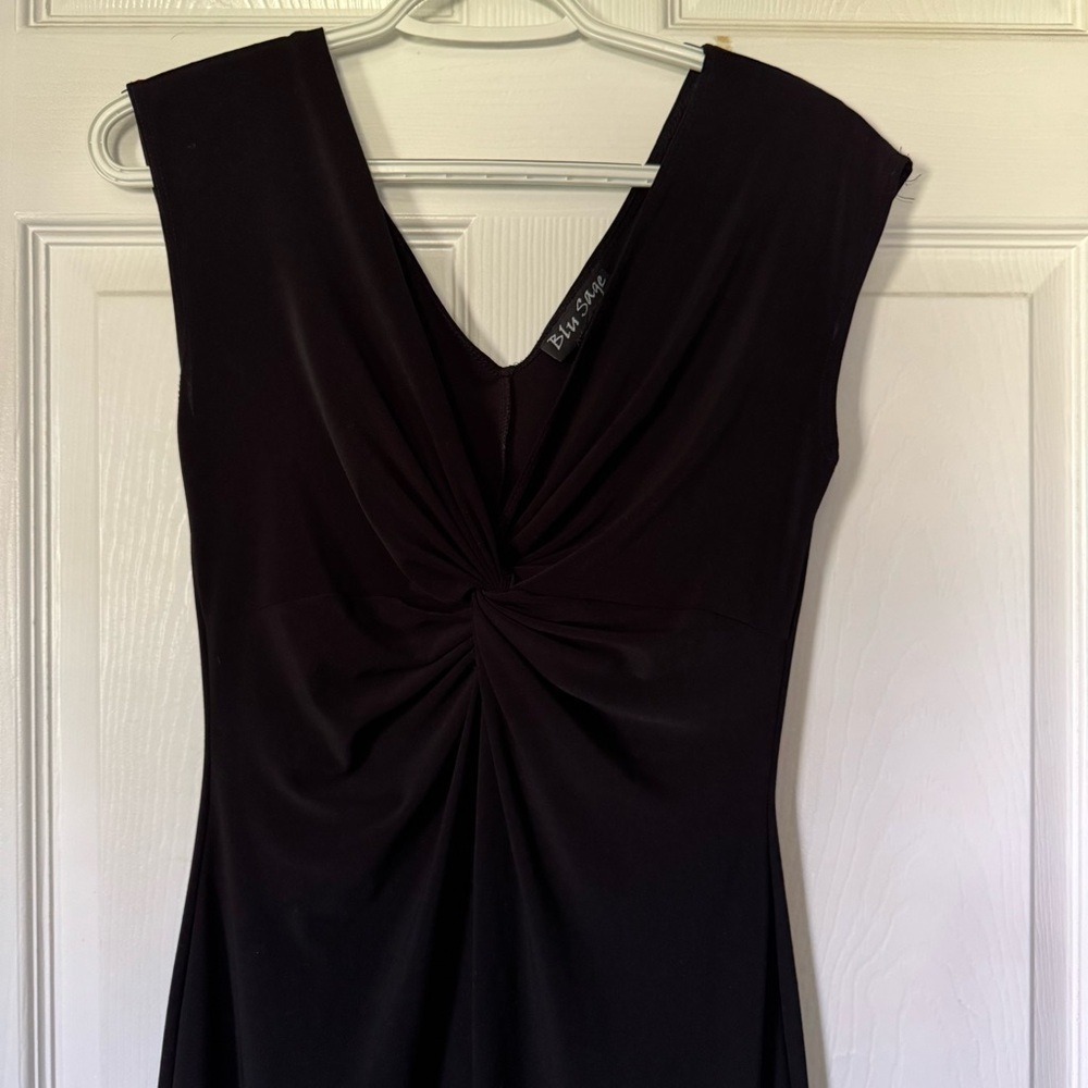 Blu Sage Black Sleeveless Dress‎ Size Small